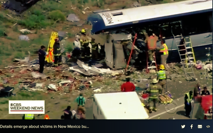 CBS News_Lawsuit in truck bus crash New Mexico_Coluccio